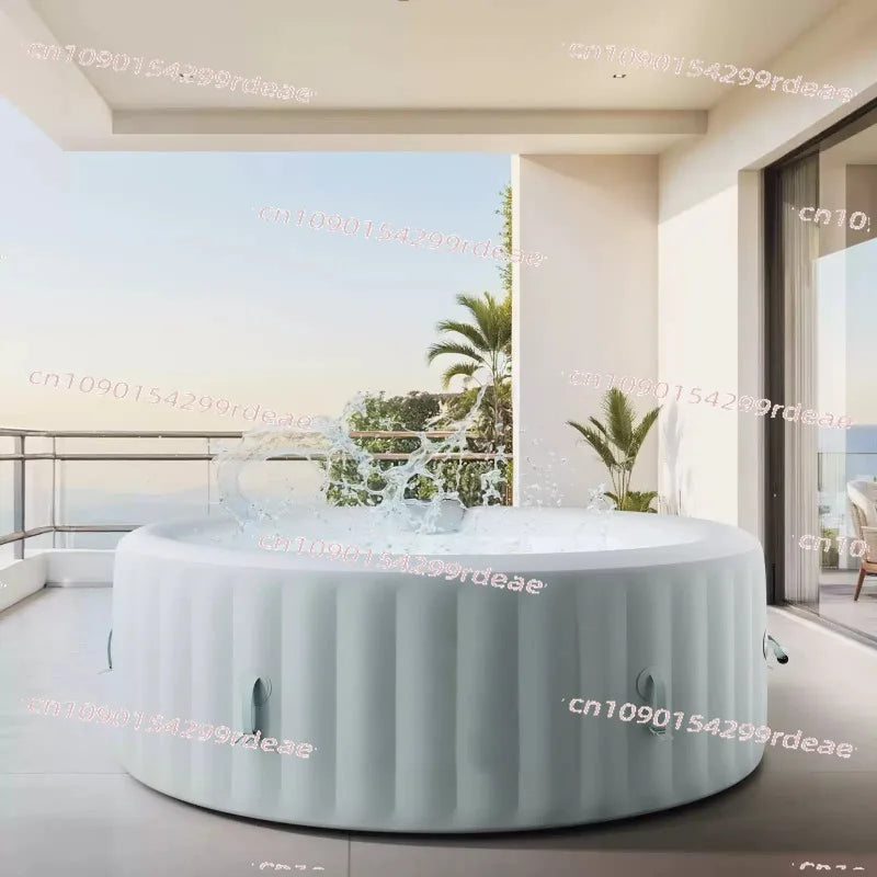 Inflatable Jacuzzi Heated Spa Pool Bubble