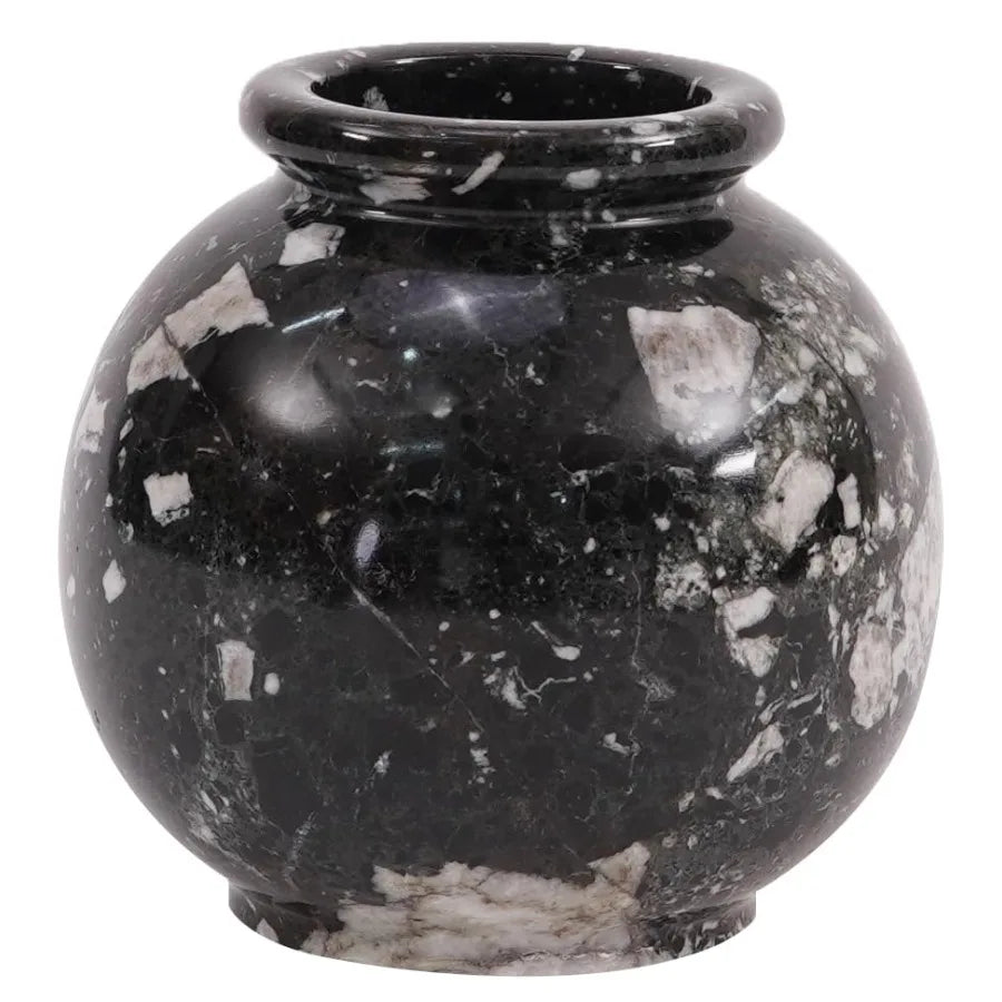 Marble Flower Vase 5 Inch Handmade Onyx Small Decorative Vase