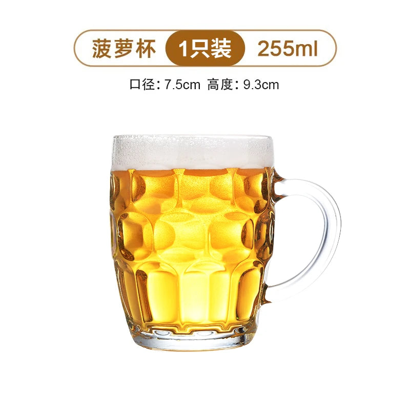 Thickened Glass Beer Mug Ultra Large Capacity