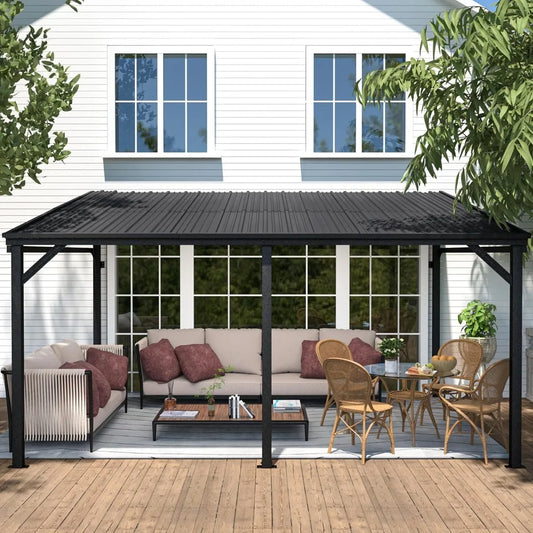 10'x 14' Gazebo, with Metal Frame,  Heavy Duty Awnings