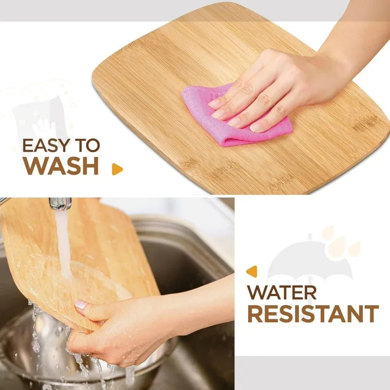 3 Piece Reversible Wood Cutting Boards