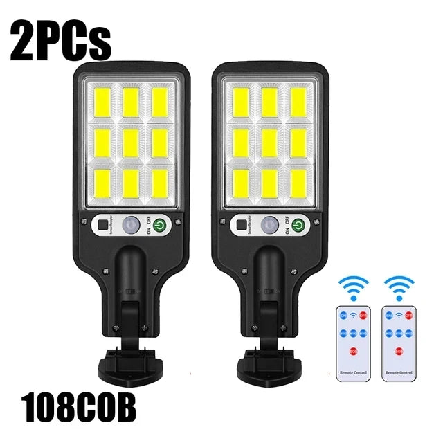 Solar Street Lights Outdoor, Solar Lamp With 3 Light Modes