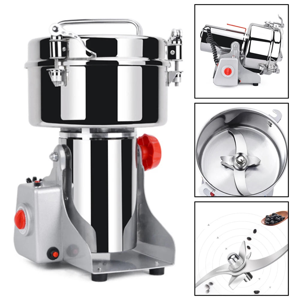 700g Herb Grain Grinder Electric Mill