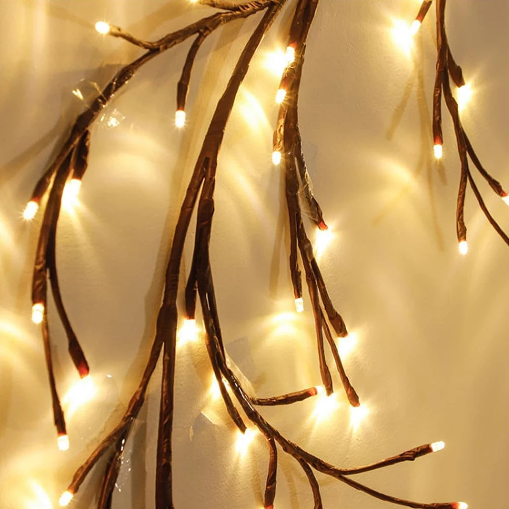 Outdoor Lighting Solar Tree and Vine Lamp 96LED Tree Branches