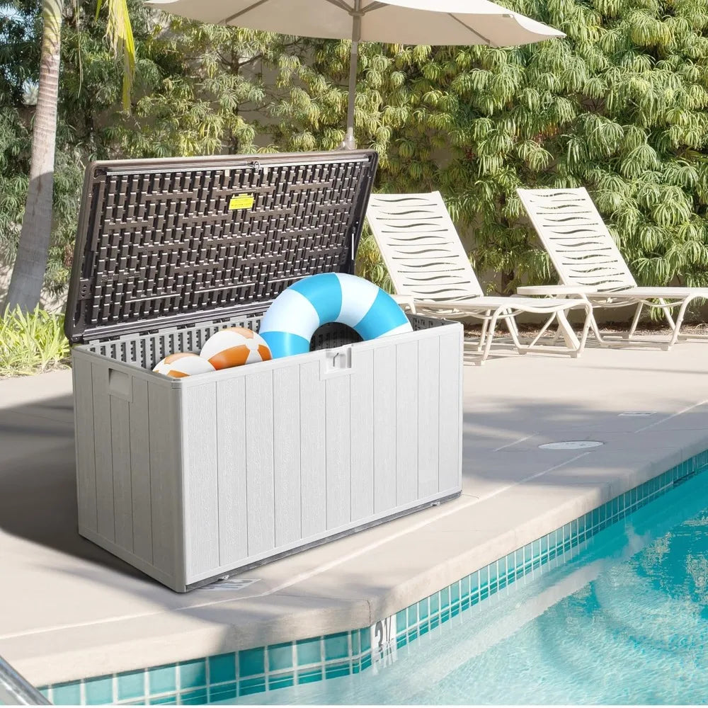 large outdoor waterproof storage container for patio