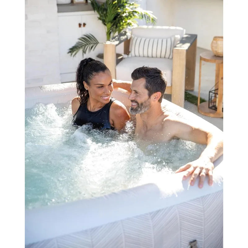 Outdoor Inflatable Portable Hot Tub,  Spa Cover
