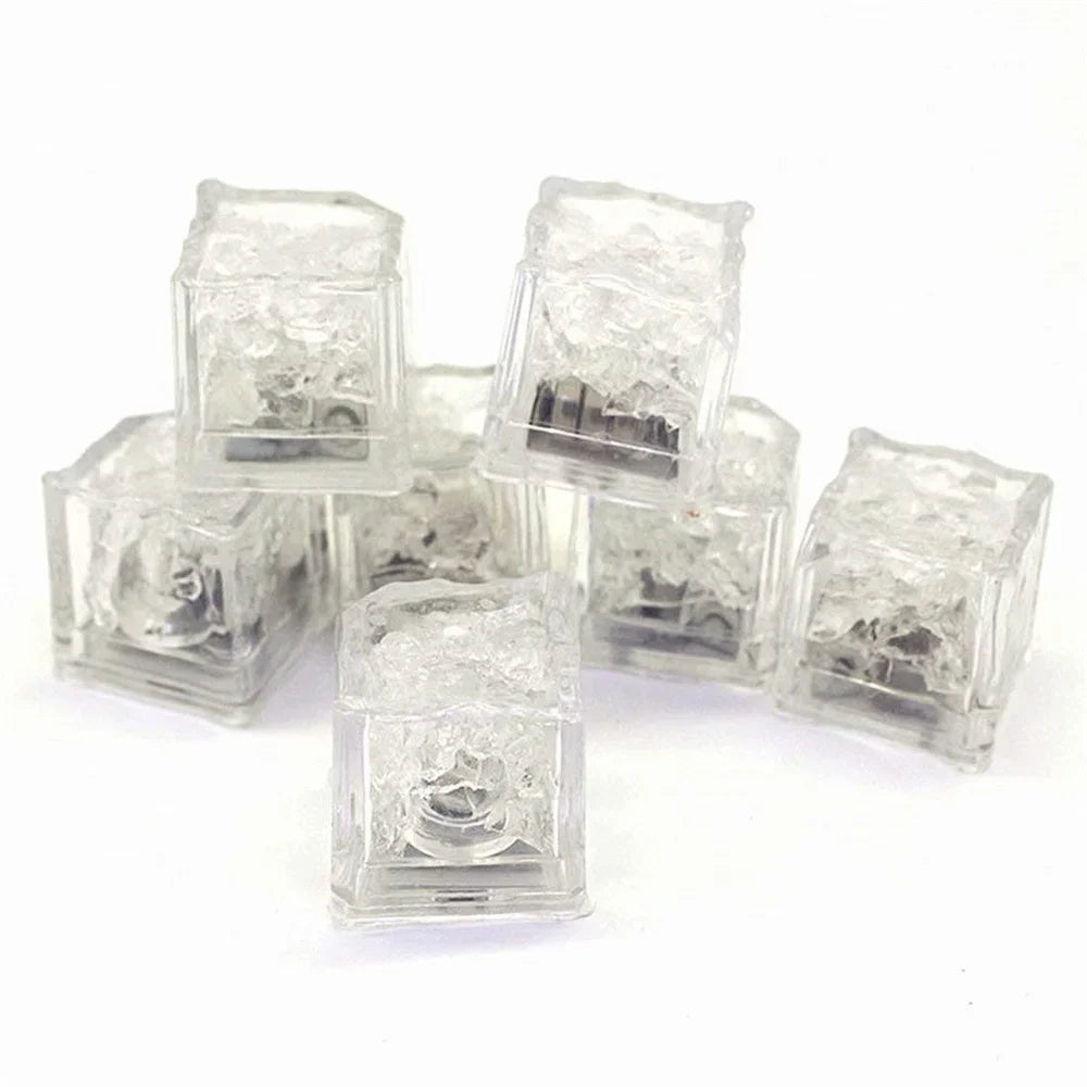 Waterproof Led Ice Cube Multi Color Flashing Glow in The Dark Light