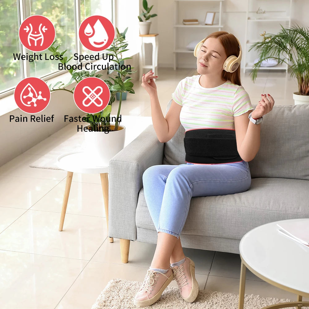 Red Light Therapy Pad for Waist Leg Arm Knee Feet Pain Relief 660nm 850nm