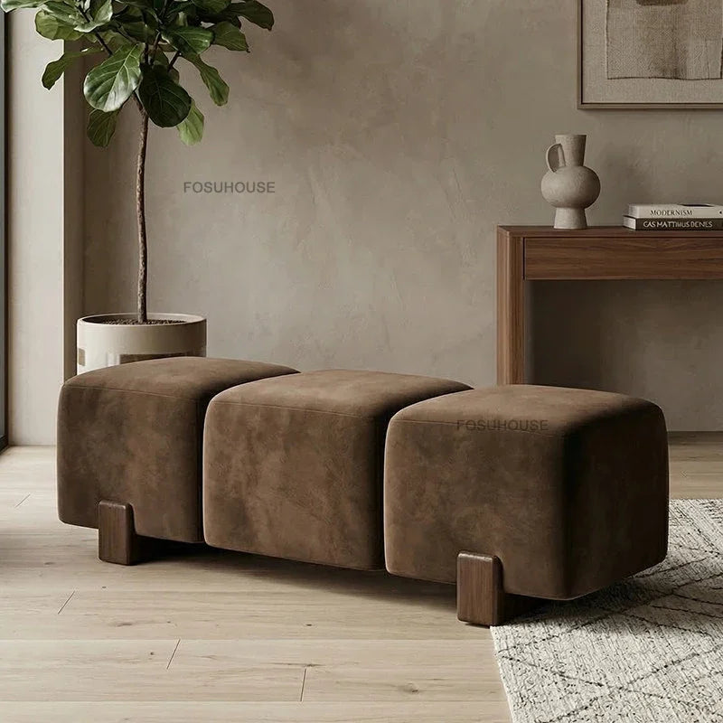 Italian Designer Ottoman Bench for Entryway