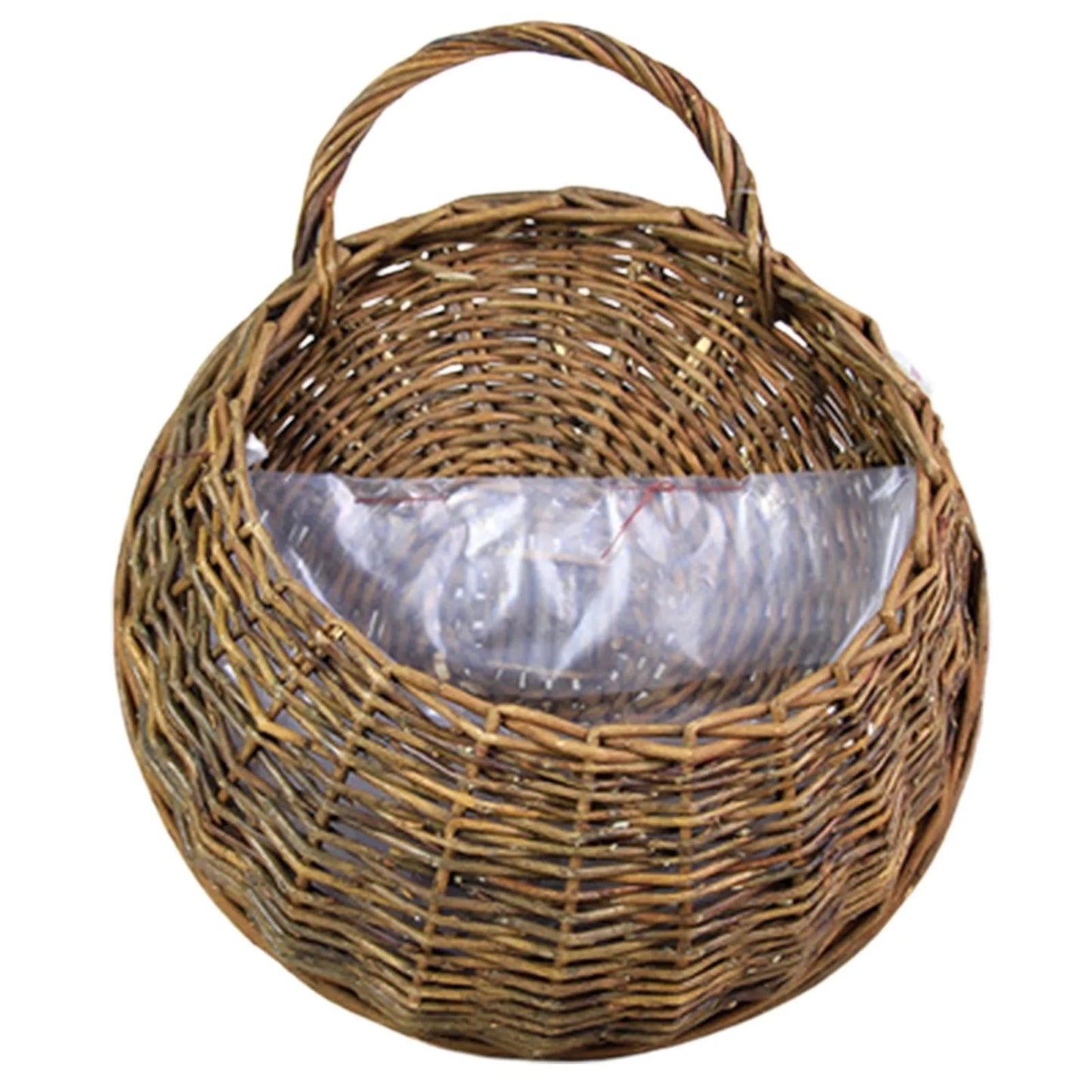Flower Planter Wall Hanging Wicker Rattam Basket Garden Vine Pot Plants Holder Handmade Woven Hanging Basket Pot De Fleur DéCo