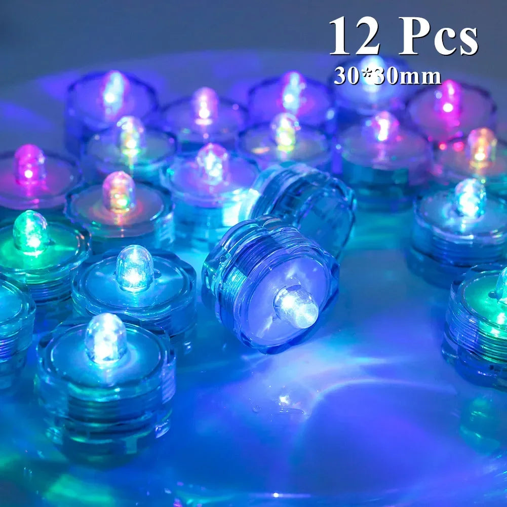 6/24Pcs Flameless LED Candles Tea Light - Battery Powered