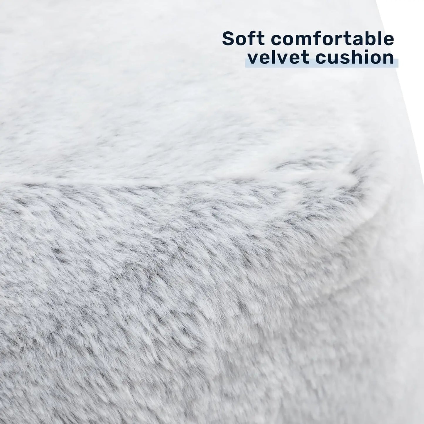 15""(H) Bean Bag Ottoman Pouf, 6.6Lb Memory Foam Filled