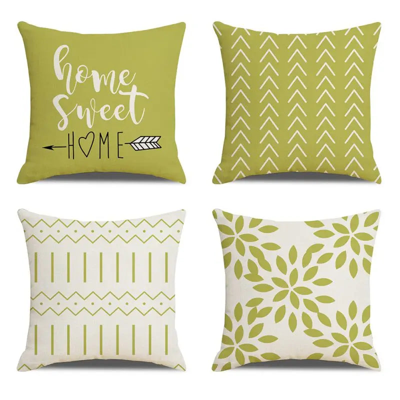 4PCS Throw Pillow Covers 18x18Inch