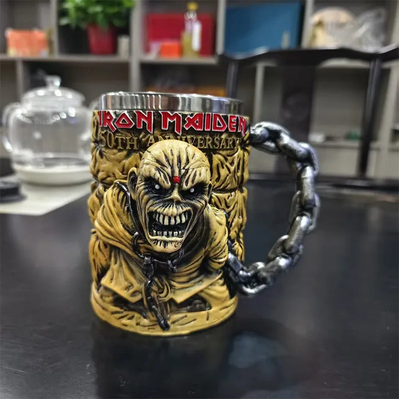 Army Military Beer Mug Resin Stainless Steel