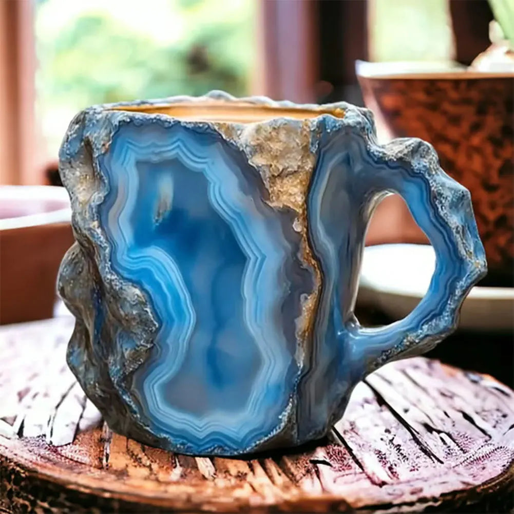 400ml  Mineral Colored Crystal Mug Coffee Cup