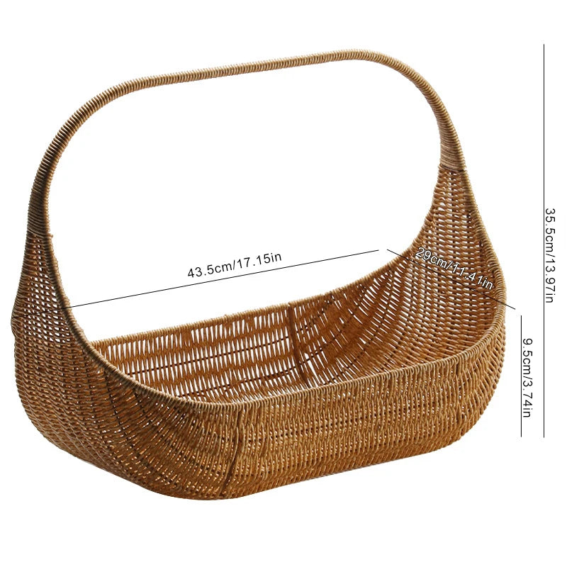 Wicker Picnic Basket Handle, Gift Basket