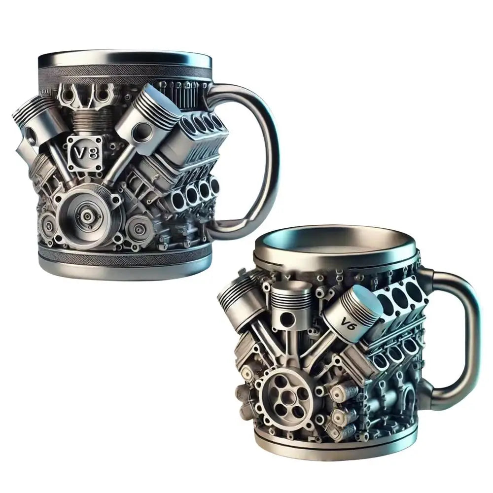 Engines Beer Mug Reusable Car Engines Cocktail Mug