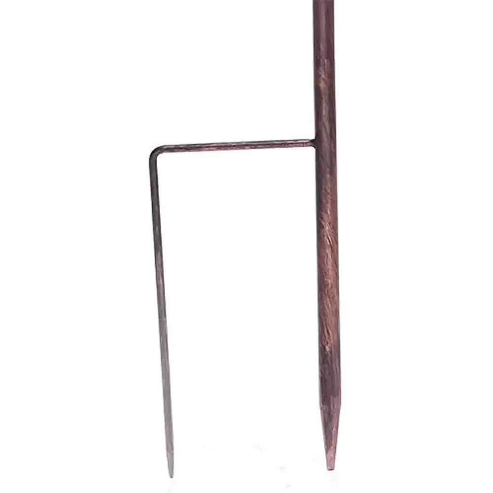 82" Black Metal Wind Spinner Twirler Double Windmill