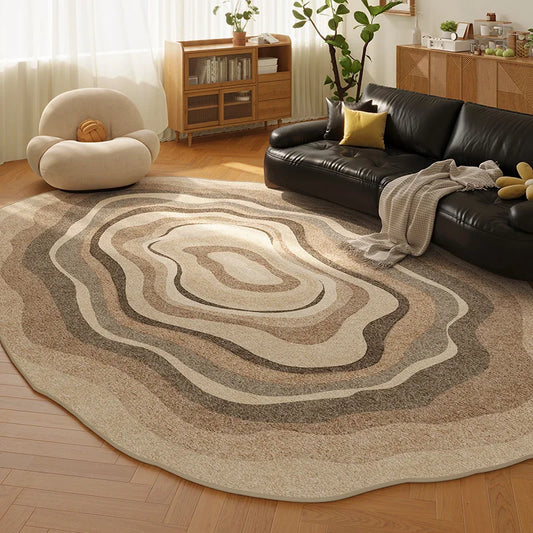 Irregular Shapes Rugs Thick Anti-slip Fluffy
