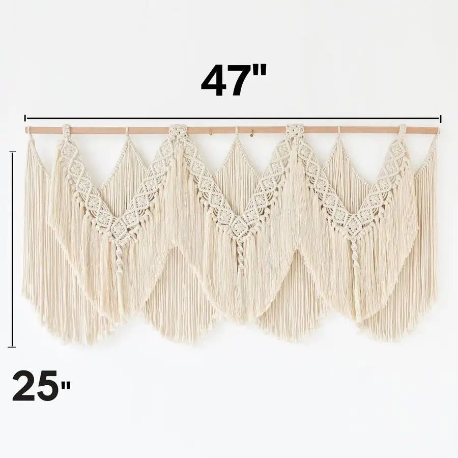 Macrame Wall Hanging Wedding Hanger Tassel Knotting