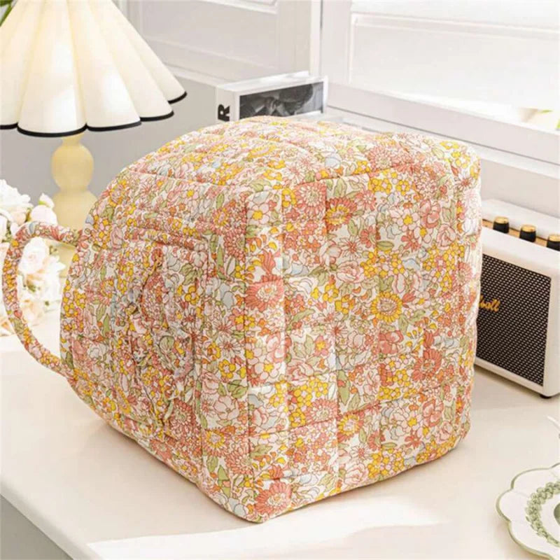 Large Capacity Fabric Storage Basket, Foldable Laundry  Carry Handles,