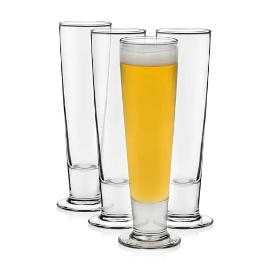 Beer Glasses, Dishwasher Safe Pint Glasses Set of 4