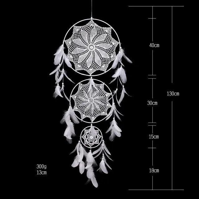 big dream catcher hanging/light decoration