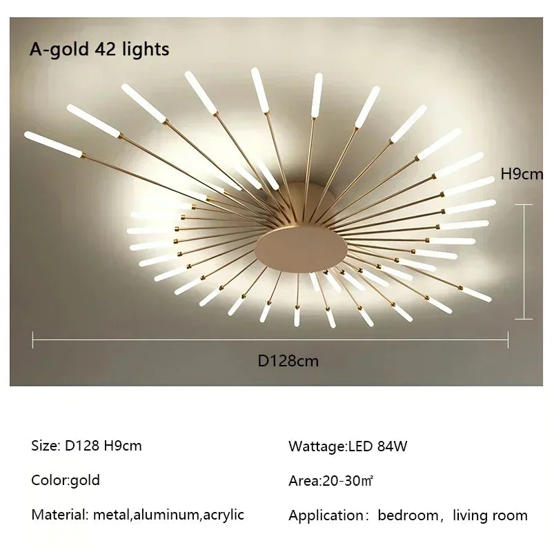 Modern Firework Led Chandeliers Lighting