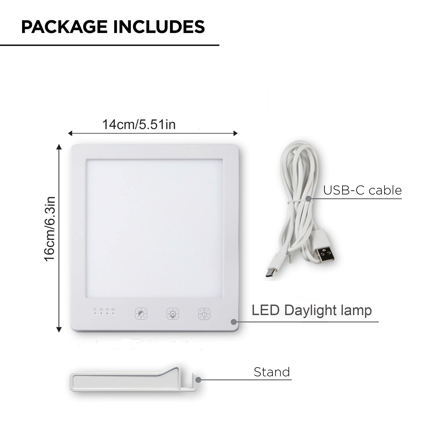 SAD lamp, full-spectrum fluorescent lamp