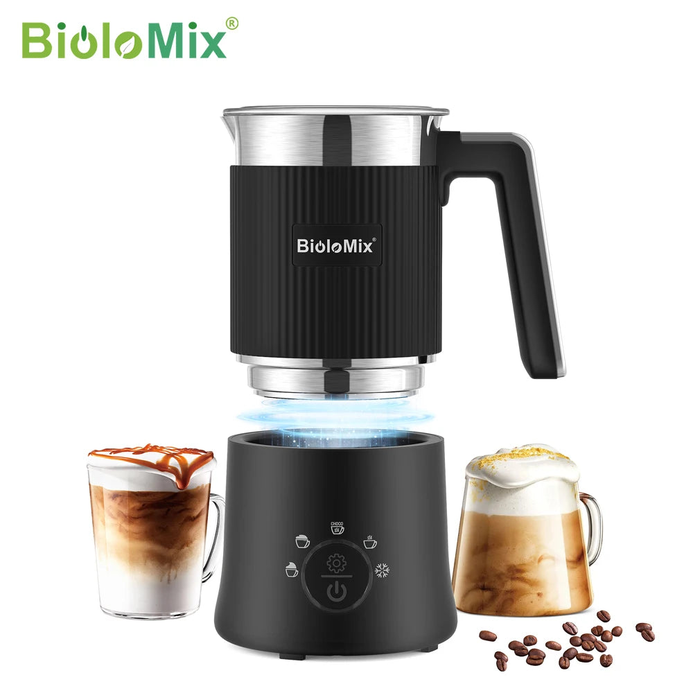 5-in-1 Automatic Hot/Cold Foam Milk Frother Dishwasher Safe