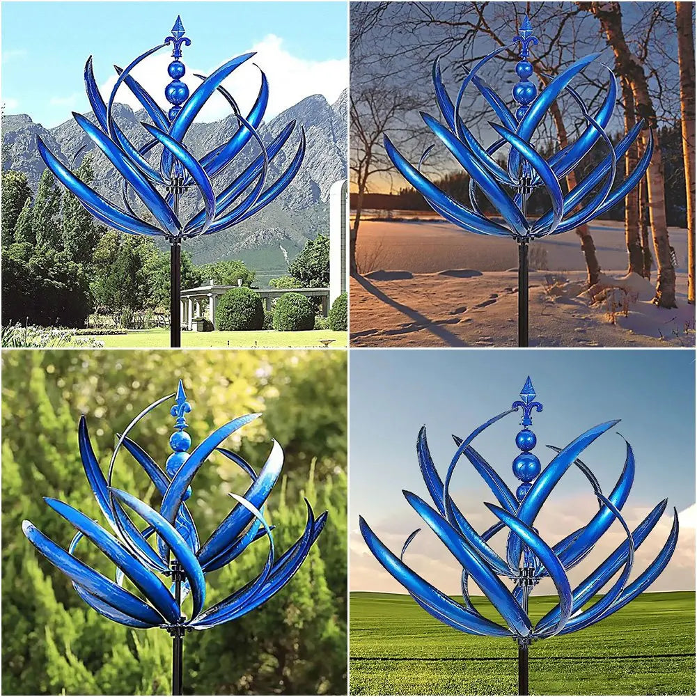 Harlow Wind Spinner Metal Windmill 3D Wind Powered