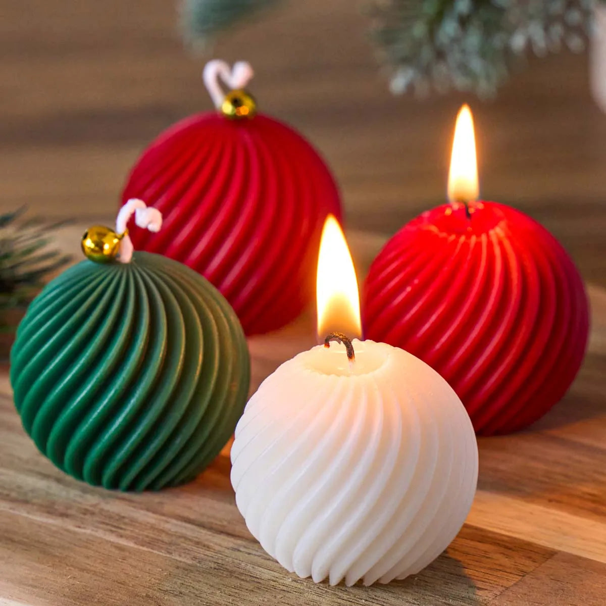 3D Rotate Ball Silicone Candle Mold