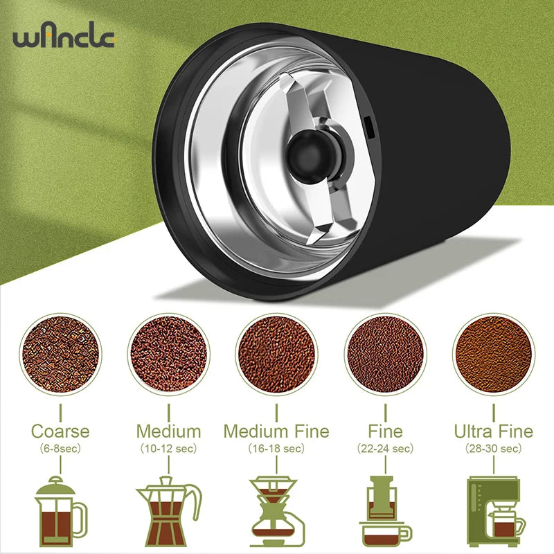 200w High-Power Coffee Grinder Bean Grinder 220V/120V