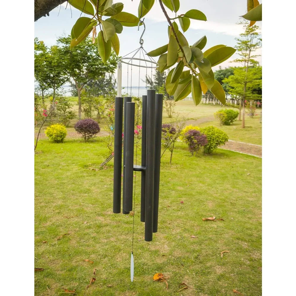 66" Extra Large Wind Chimes,Deep Tone 6 Metal Tubes