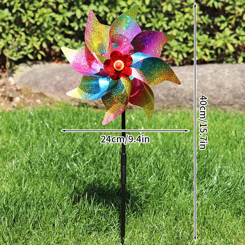 Windmill Rotating Bird Repeller Garden Birds Spinner