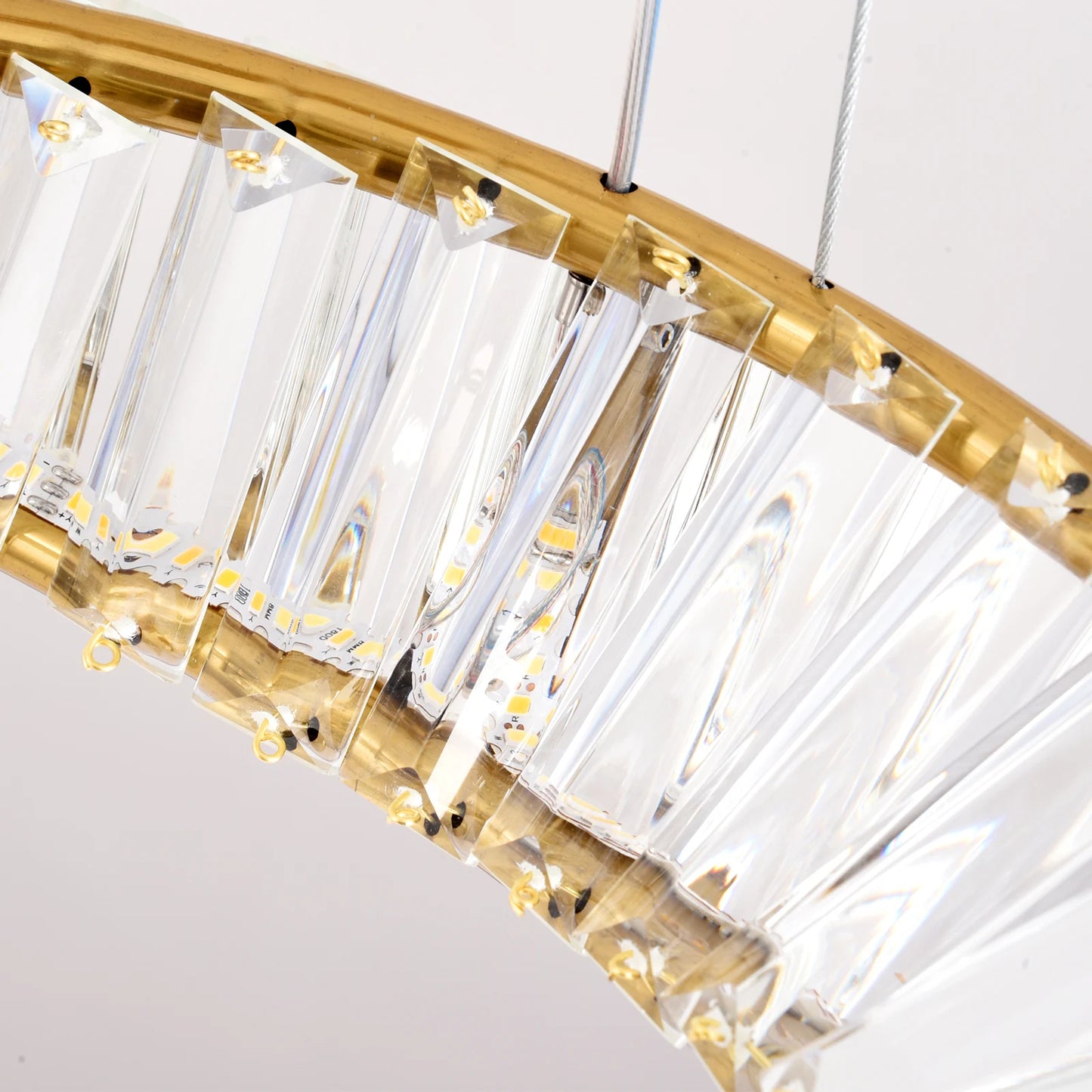 Led Luxury Ring Pendant Lights For Living Dining Room