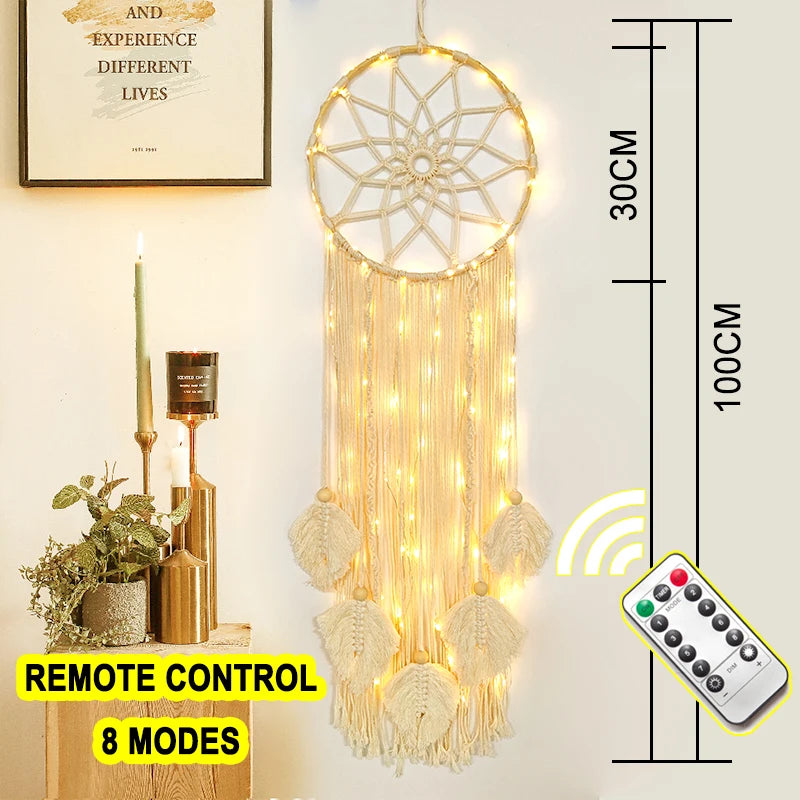 big dream catcher hanging/light decoration