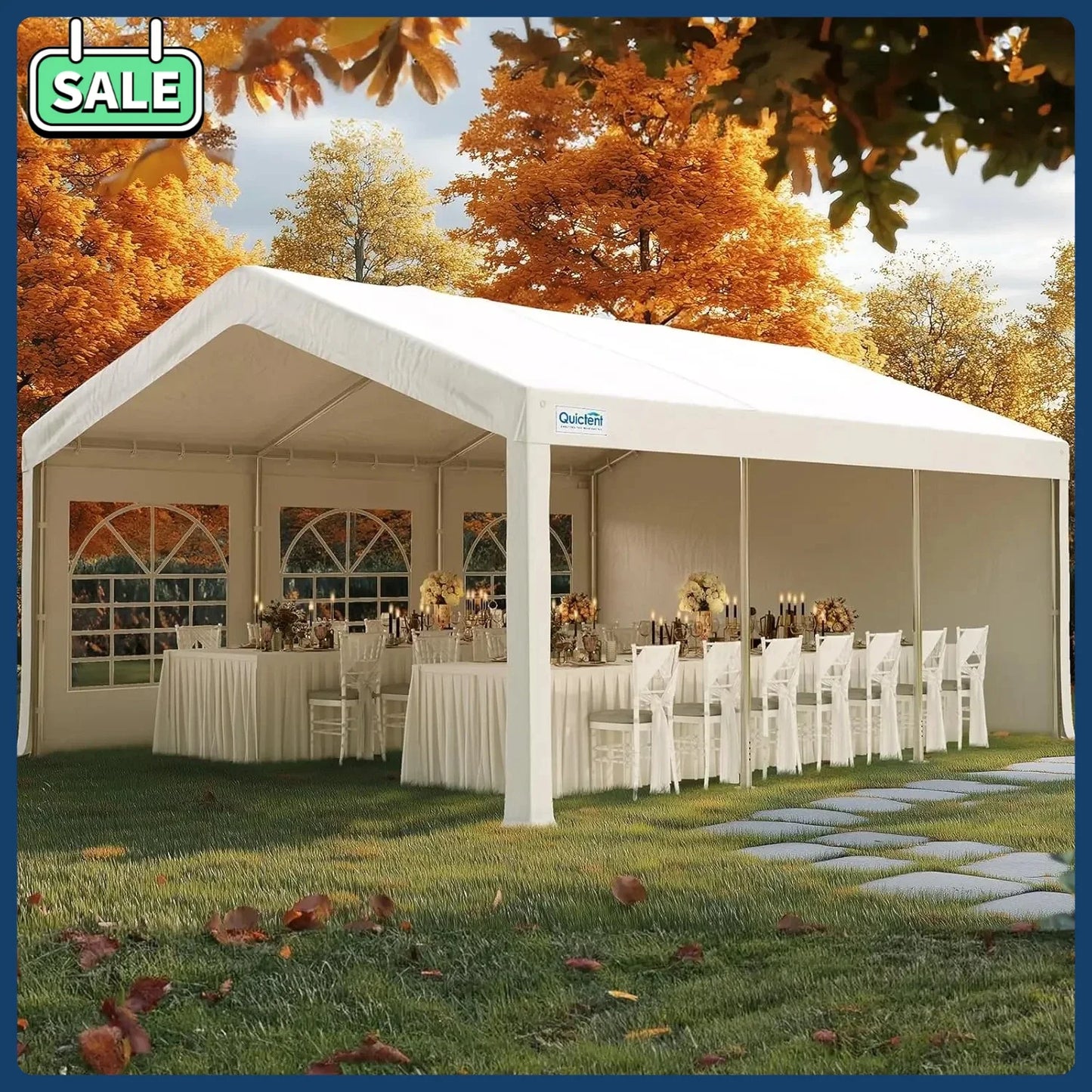 Heavy Duty 13x20 Party Tent  White Gazebo
