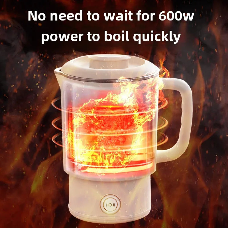 Travel Folding Kettle Outdoor Portable 304 Stainless Steel