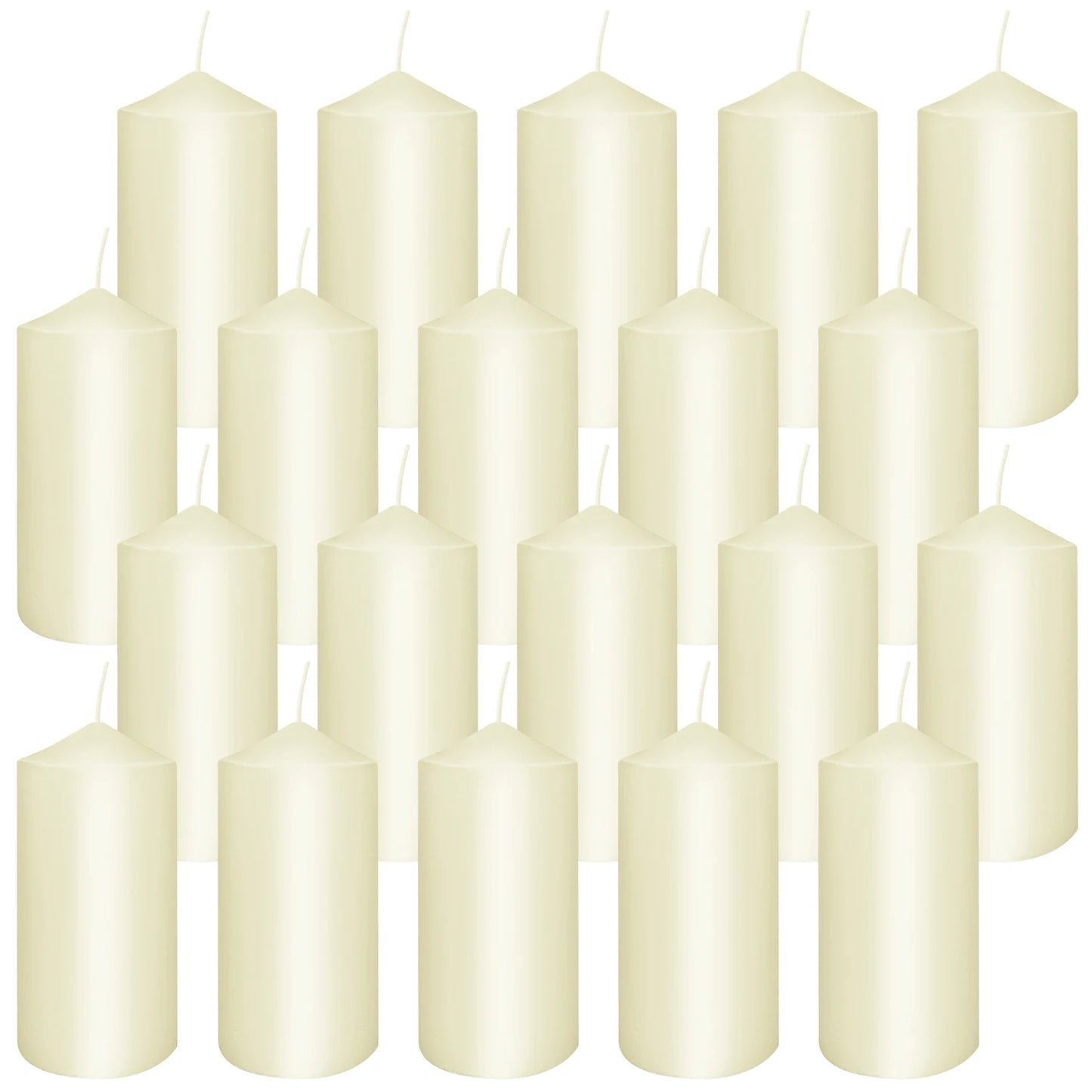 20 2-Inch Pillar Wax, Hand Poured