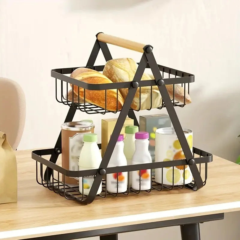 2/3 Tiers Storage Rack Multi-Purpose Fruit And Vegetable
