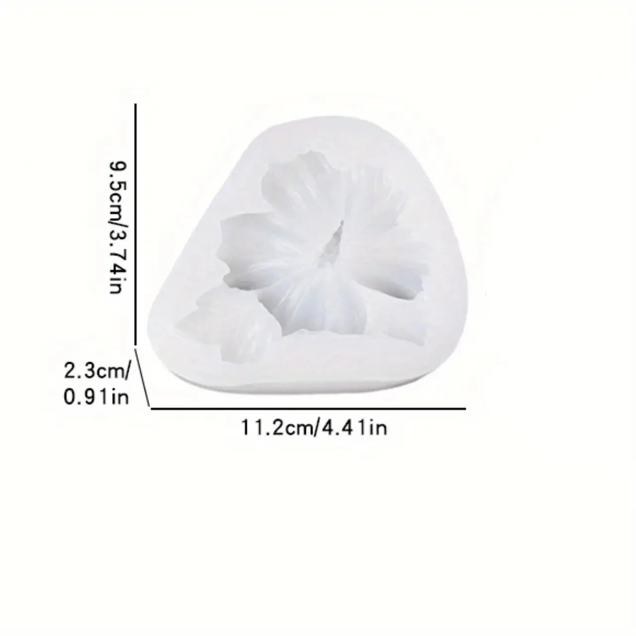 1 Piece 3D Elegant Rose Silicone Mold - Reusable Flexible Mold for Candles, Resin Art, Handmade Soap and Clay Making