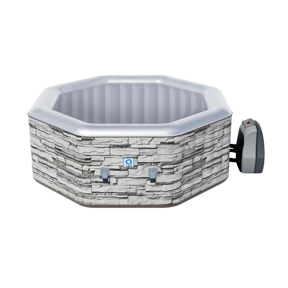 Inflatable Hot Tub 3-5 Person Heating to 104°F Digital Control