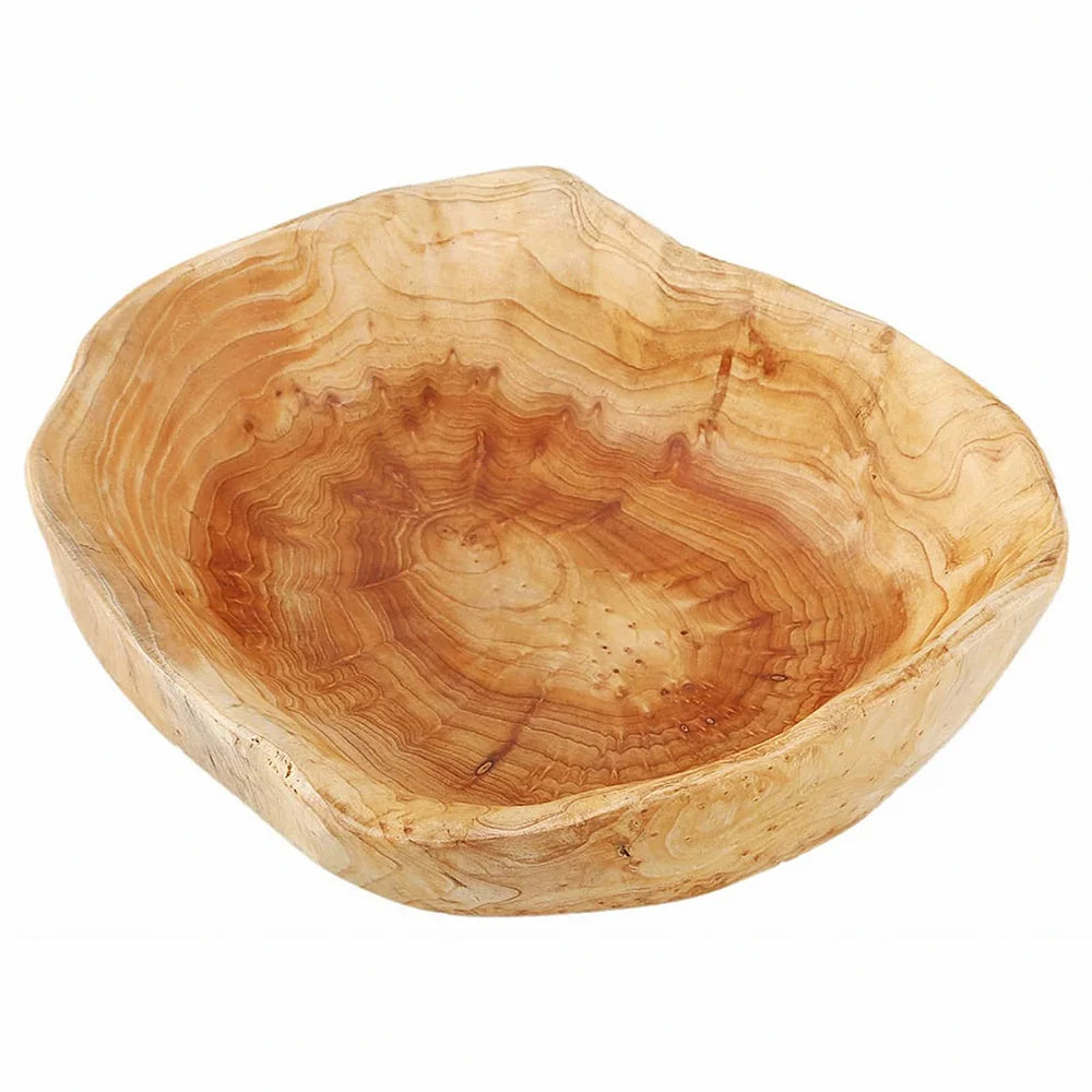 Handmade Wooden Storage Bowl, Natural Root Wood