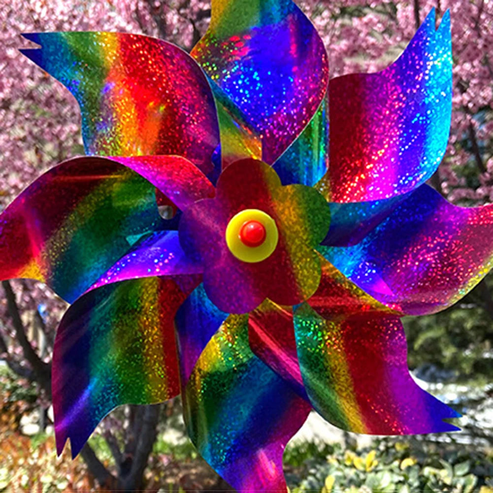 Reflective Pinwheels Wind Spinners