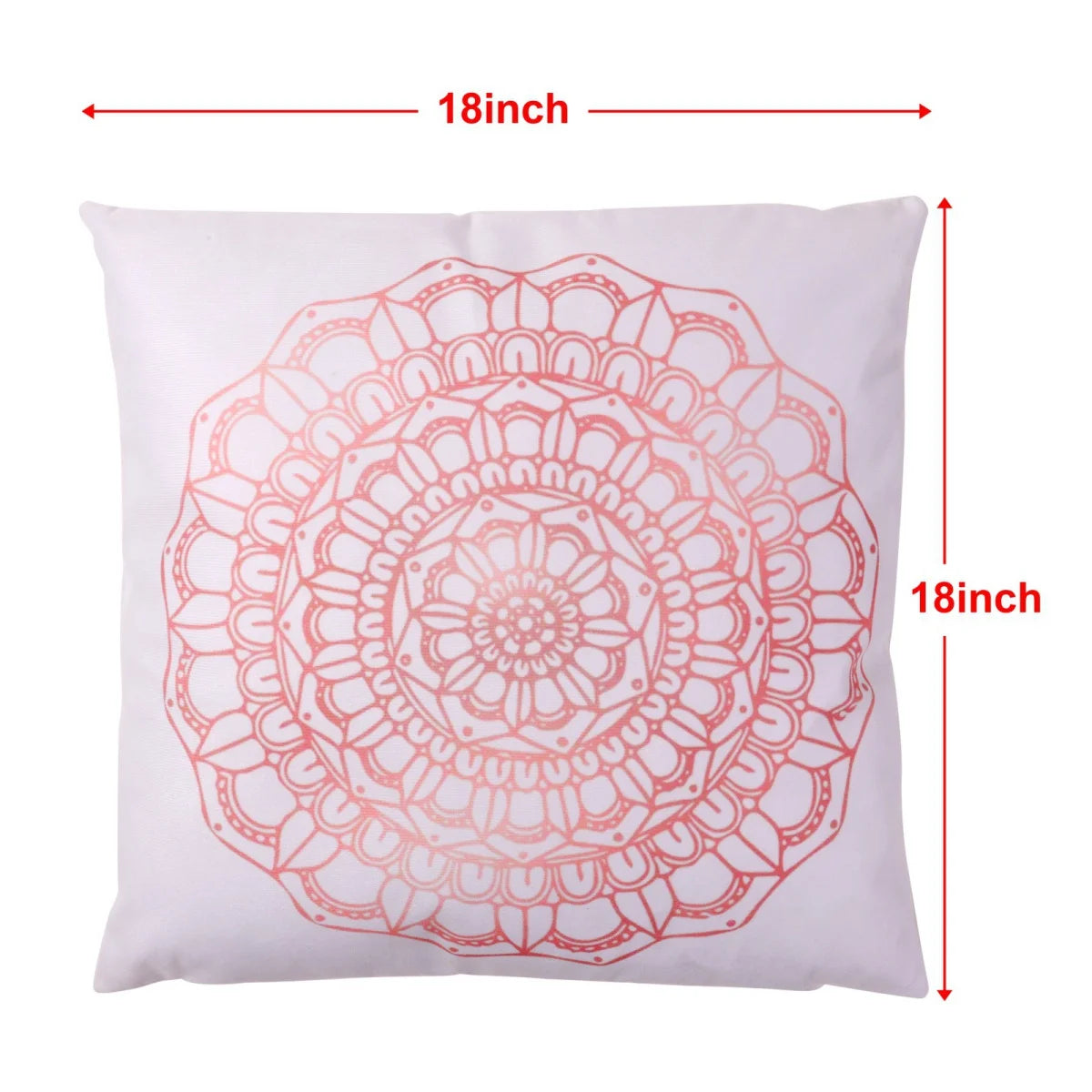 4pcs Modern Pink Pillow Case Polyester Soft Cover