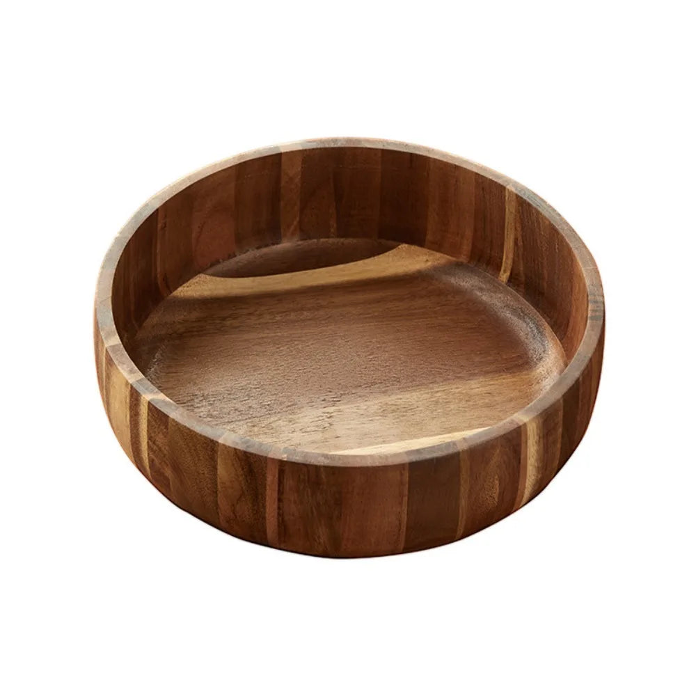 Natural Vintage Acacia Wooden Bowl