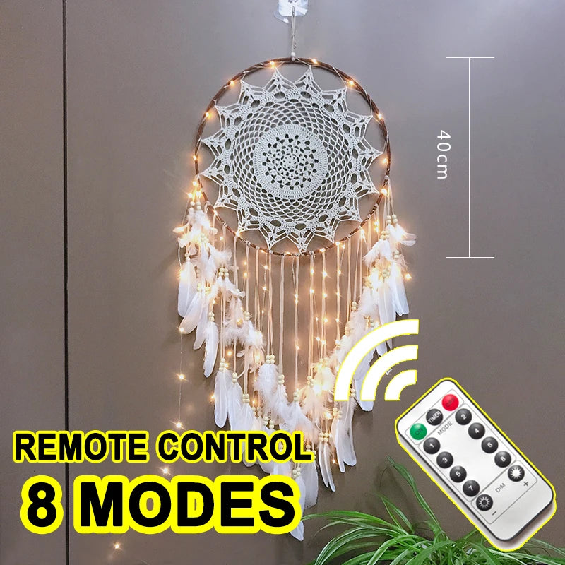 big dream catcher hanging/light decoration