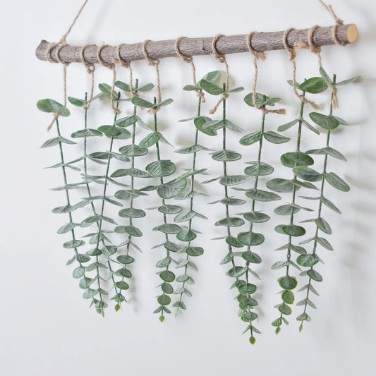 Artificial Eucalyptus Wall Hanging Decor