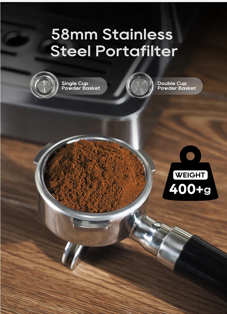 HiBREW 20Bar Semi Automatic Espresso Coffee Machine